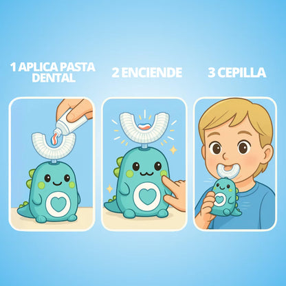 Dentosaurus™ Cepillado 360° sin esfuerzo